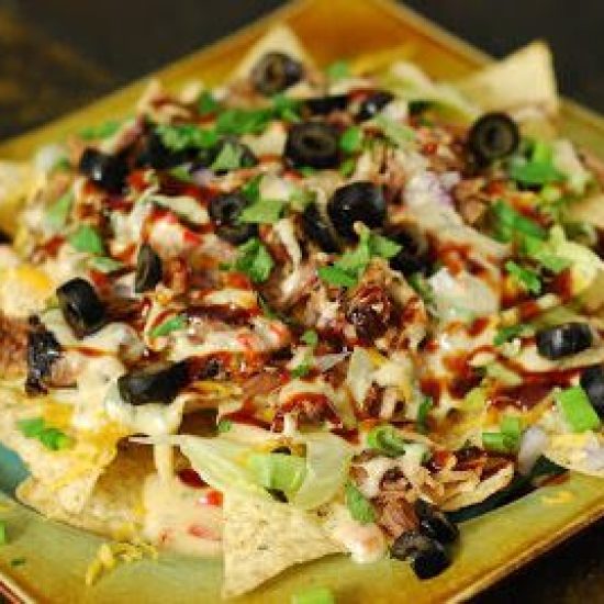 BBQ nachos