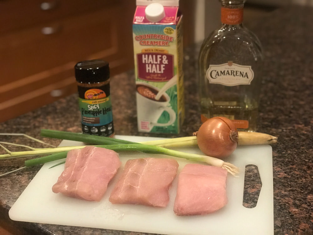 Ingredients for Sweet n’ spicy Tequila lemon mahi mahi