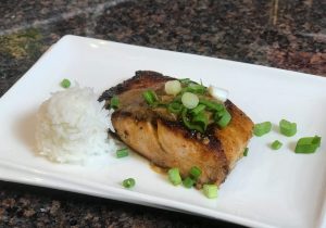 Sweet 'n Spicy Tequila lemon mahi mahi