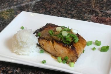 Sweet 'n Spicy Tequila lemon mahi mahi