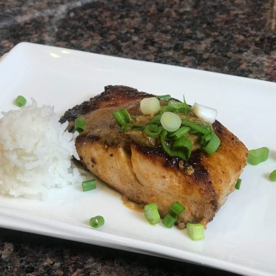 Sweet 'n Spicy Tequila lemon mahi mahi
