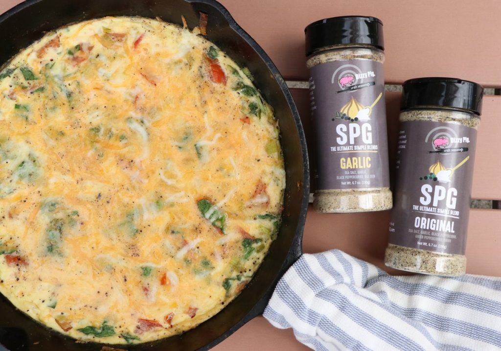 Tomato, Leek and Spinach Frittata