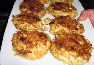 Tsunami Spin grilled crabcakes