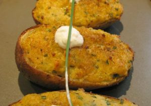Twice baked potatoes