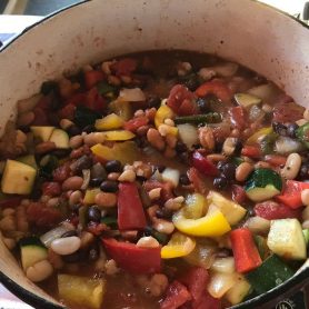 Let chili simmer for 45 minutes.