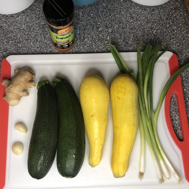 Zucchini and Squash medley ingredients