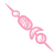 Kabob icon in pink