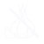 No garlic icon in white