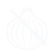 No onion icon in white