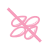 No sesame seeds icon in pink