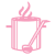 Stew/chili icon in pink
