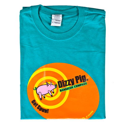 Dizzy Pig tee shirt, lime color