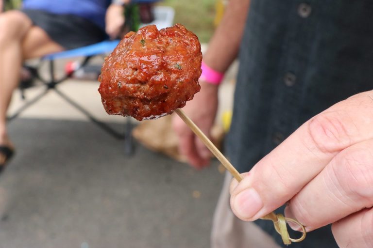 Smoked bbq meatballs