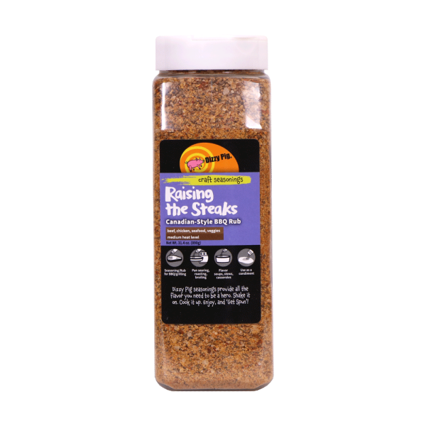 Raising the Steaks quart bottle