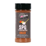 8oz shaker bottle of SPG Chiles