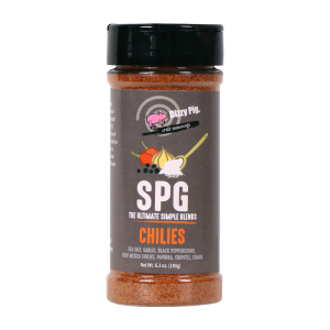 8oz shaker bottle of SPG Chiles