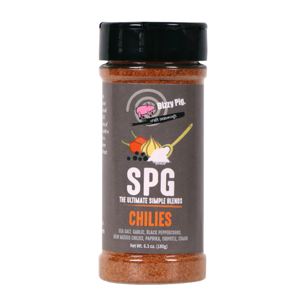 8oz shaker bottle of SPG Chiles