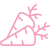 Pink veggie icon