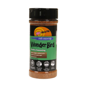 8oz bottle of Wonder Bird poultry seasoning